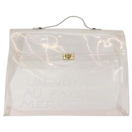 Hermès Bolsa Kelly Hermes em vinil Outro
