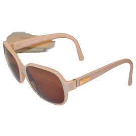 Óculos de sol Giorgio Armani em acetato bege Bege