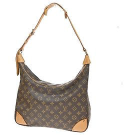 Louis Vuitton Boulogne Monogram Canvas 35 Marron