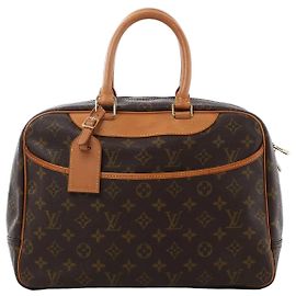 Bolsa Louis Vuitton Deauville em Canvas Monogram marrom M47270 Bege