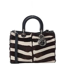 Sac à main 2Way Dior Diorissimo Harako x Leather Marron Marron