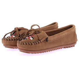 Minnetonka Brown suede moccasins Brown