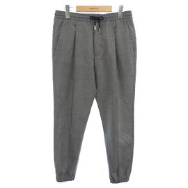 Pantaloni in misto lana Dior Marrone Nero