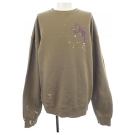 Dior Sweatshirt aus Baumwolle Grün Khaki