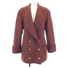 Chanel Cashmere Blend Jacket Red