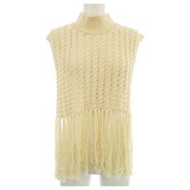 Autre Marque IENA Knit Poncho Beige