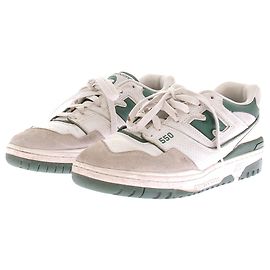 New Balance Leder-Sneaker "550" Weiß