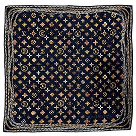 Louis Vuitton LOUIS VUITTON Pañuelo de seda Carre Your Highness para mujer Multicolor