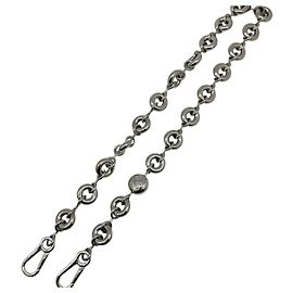 LOEWE Donut Chain Strap, Messing, Silber, Schulter für Damen und Herren Silber