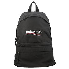 Balenciaga Nylon Backpack BALENCIAGA Men's Black Handbag Women's Black