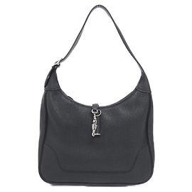 Hermès Bolsa de ombro com acabamento Hermes Preto