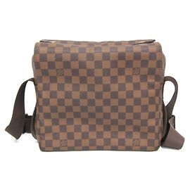 Borsa a tracolla Louis Vuitton Damier Naviglio da uomo Marrone Marrone