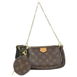 Bolso de Hombro Louis Vuitton Monogram Multi Pochette Accessoires Caqui