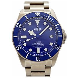 Autre Marque Orologio Tudor Pelagos da uomo, quadrante blu Blu