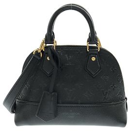 Sac à main Louis Vuitton Monogram Empreinte Neo Alma BB Noir