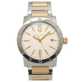 Bulgari Orologio BVLGARI da uomo, Data, Argento e Oro Rosa, Movimento Automatico Rosa