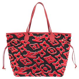 Borsa Louis Vuitton LVxUF Neverfull MM Nero
