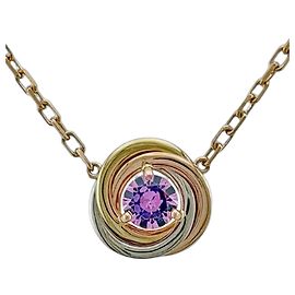 Collana Trinity, Oro rosa, Zaffiro, Donna, CARTIER Rosa