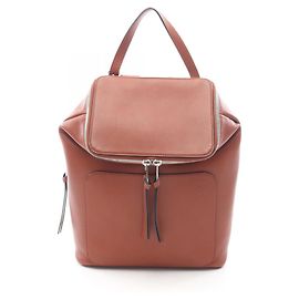 Mochila/Bolsa Loewe Goya Small, Couro, Feminino, Marrom Marrom