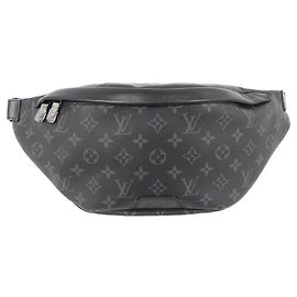 Borsa a tracolla Louis Vuitton Monogram Eclipse Discovery Bumbag Nero