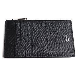 Céline CELINE Portacarte compatto e portamonete Around Black . Uomo Nero