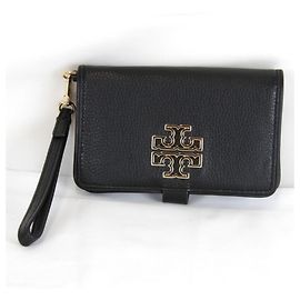 Tory Burch Multi-Case Phone Wallet Long Leather Black Women's Black