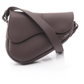 Borsa a tracolla e a spalla Christian Dior Dior Saddle Bag in pelle marrone da uomo Marrone