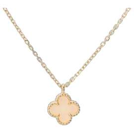 VAN CLEEF & ARPELS Sweet Alhambra Necklace for Women, Yellow Gold (YG), Grade A, Used, Ginzo Golden