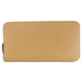 Hermès Hermes CLIQUETIS TATTOO AQUAREL Seidengeldbörse Classic Beige