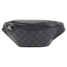 Louis Vuitton Monogram Eclipse Discovery Bumbag Shoulder Bag Black