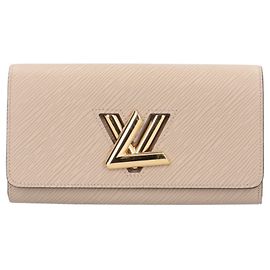 Cartera Twist Epi Long, Cuero, Mujer, LOUIS VUITTON Beige