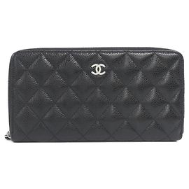 Chanel Timeless Classic Line Wallet Black