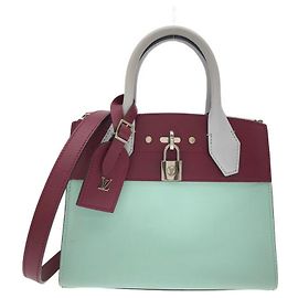 Sac à main Louis Vuitton City Steamer Mini Vert