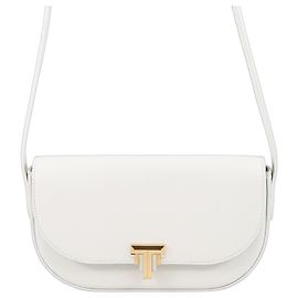 Borsa a tracolla Tiffany & Co., pelle Deco, bianco; Borsa da donna. Bianco