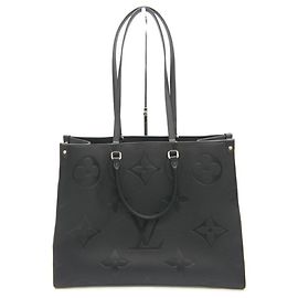 LOUIS VUITTON Borsa OnTheGo GM Monogram Empreinte Nero