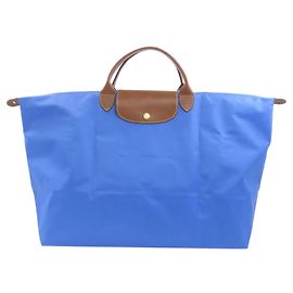 Borsa a mano Longchamp Le Pliage Nylon da donna Blu