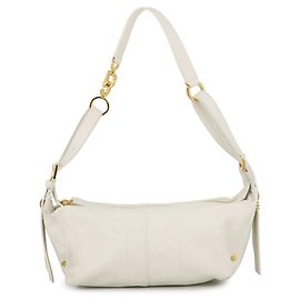 Borsa a Spalla Christian Dior Flat Macro Cannage Journey Small Bianca Borsa da Donna Bianco
