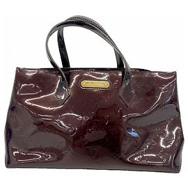 Borsa Louis Vuitton Vernis Wilshire PM M93641 Amarante Bordò