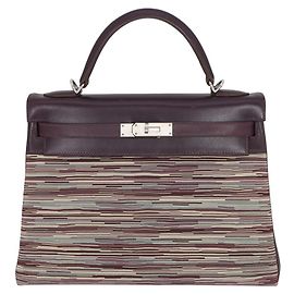Hermès Hermes Kelly 32 Handbag Multiple colors Dark red