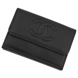Chanel Tri-fold Wallet Black