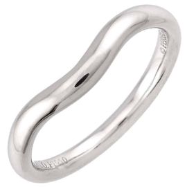 Tiffany & Co. geschwungener Ring aus Platin Silber
