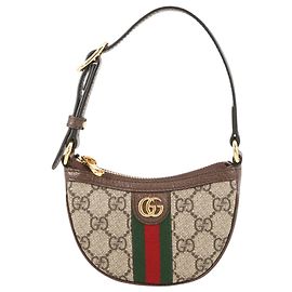 Borsa Gucci Beige Mini GG Supreme Web Ophidia Beige