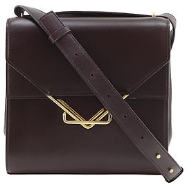 Bottega Veneta Bolsa transversal The Clip em couro roxo Roxo