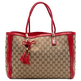 Gucci Beige GG Canvas Bella Tote Andere