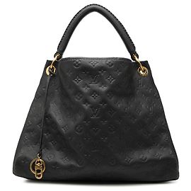 Louis Vuitton Blue Monogram Empreinte Artsy MM Bleu Bleu Marine