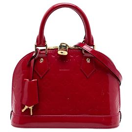 Louis Vuitton Alma BB en Vernis Monogram Rojo Roja