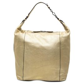 Bolsa de ombro em couro dourado Bottega Veneta Dourado