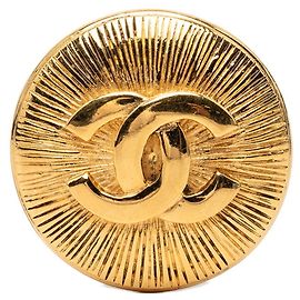 Spilla Coco Mark placcata oro Chanel D'oro