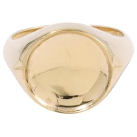 Anillo de sello ovalado Bottega Veneta Dorado