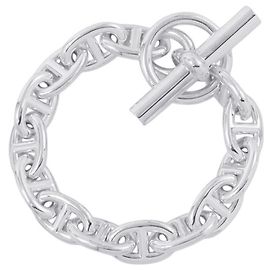 Hermès Pulseira Hermes Chaine d'Ancre PM Prata